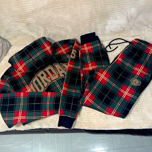 Jordan Pants - Nike/Jordan “Holiday Plaid” Sweatsuit -Nwt(small)